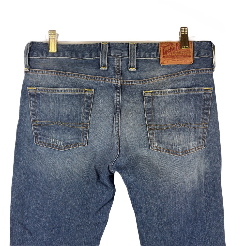 Lucky Brand Lola Straight Short Inseam Denim Jeans Sz 10/30 Med Wash EUC - Picture 4 of 15